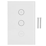 WiFi Curtain Switch Smart Touch Switch Wireless Remote Control Window Switch US 100‑240V