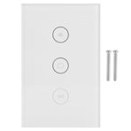 WiFi Curtain Switch Smart Touch Switch Wireless Remote Control Window Switch US 100‑240V
