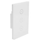 WiFi Curtain Switch Smart Touch Switch Wireless Remote Control Window Switch US 100‑240V - Front View
