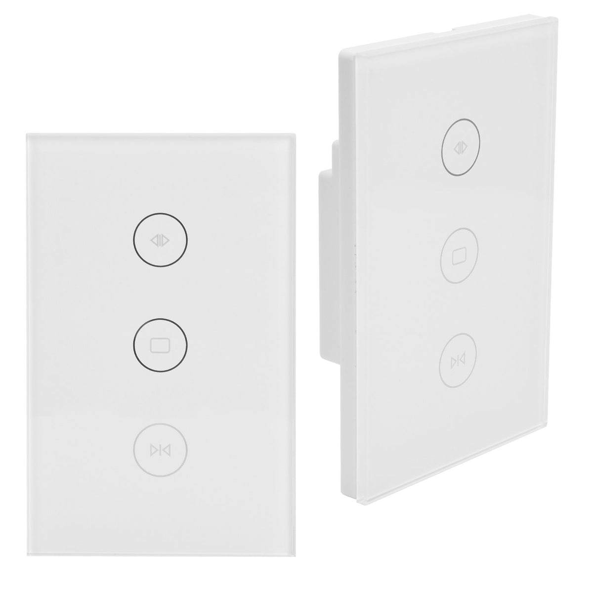 WiFi Curtain Switch Smart Touch Switch Wireless Remote Control Window Switch US 100‑240V