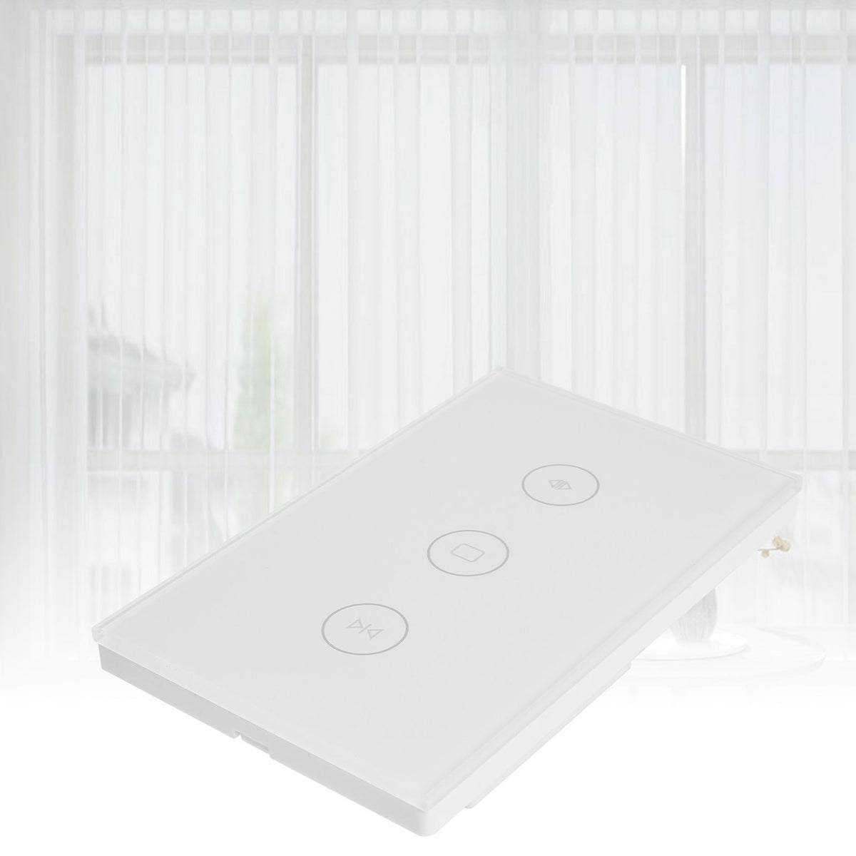 WiFi Curtain Switch Smart Touch Switch Wireless Remote Control Window Switch US 100‑240V