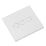 WiFi Smart Wall Light Switch Glass Panel Touch Remote Voice Control Light Switch