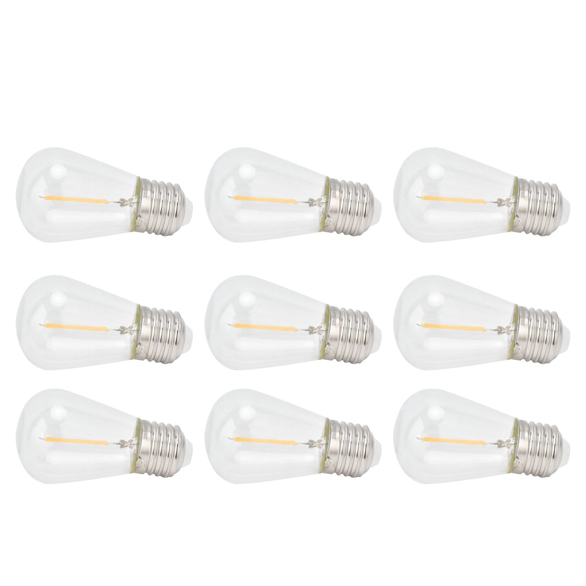 10pcs LED Bulbs Retro Cute Adjustable Energy Saving Antique Incandescent Bulb for Decorations