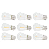 10pcs LED Bulbs Retro Cute Adjustable Energy Saving Antique Incandescent Bulb for Decorations - Front View