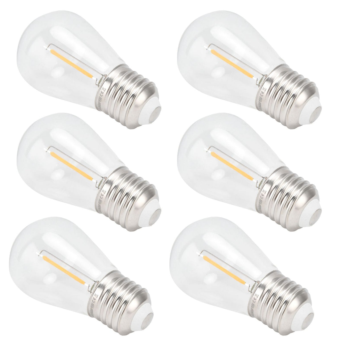 10pcs LED Bulbs Retro Cute Adjustable Energy Saving Antique Incandescent Bulb for Decorations