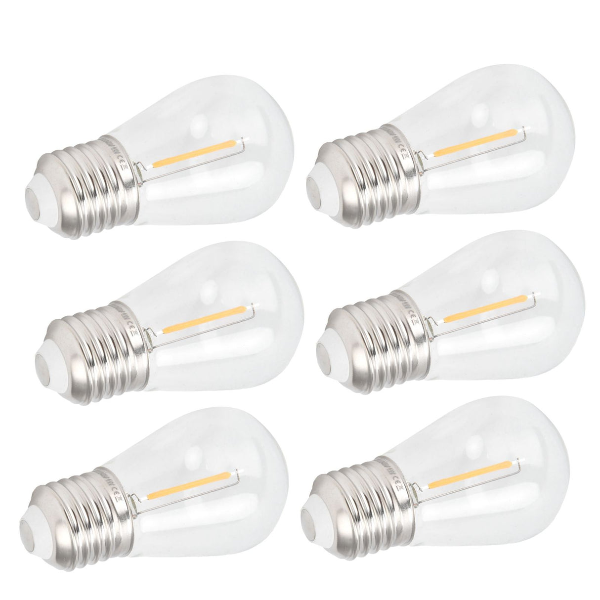 10pcs LED Bulbs Retro Cute Adjustable Energy Saving Antique Incandescent Bulb for Decorations