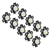10Pcs Ultra Bright LED Chip 3V DIY Light Beads for Ceiling Light Downlight Flashlight Table LampWhite Light 6500K 3W - Low Angle