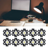 10Pcs Ultra Bright LED Chip 3V DIY Light Beads for Ceiling Light Downlight Flashlight Table LampWhite Light 6500K 3W