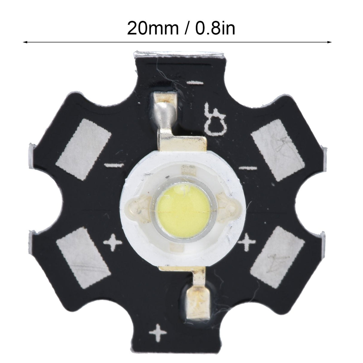 10Pcs Ultra Bright LED Chip 3V DIY Light Beads for Ceiling Light Downlight Flashlight Table LampWhite Light 6500K 3W