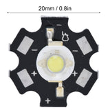 10Pcs Ultra Bright LED Chip 3V DIY Light Beads for Ceiling Light Downlight Flashlight Table LampWhite Light 6500K 3W
