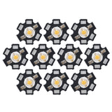 10Pcs Ultra Bright LED Chip 3V DIY Light Beads for Ceiling Light Downlight Flashlight Table LampWarm Light 3000K 3W