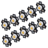 10Pcs Ultra Bright LED Chip 3V DIY Light Beads for Ceiling Light Downlight Flashlight Table LampWarm Light 3000K 3W