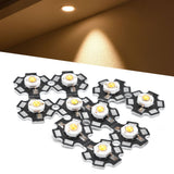10Pcs Ultra Bright LED Chip 3V DIY Light Beads for Ceiling Light Downlight Flashlight Table LampWarm Light 3000K 3W - Extra Image