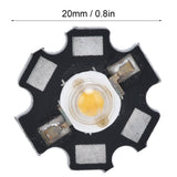 10Pcs Ultra Bright LED Chip 3V DIY Light Beads for Ceiling Light Downlight Flashlight Table LampWarm Light 3000K 3W