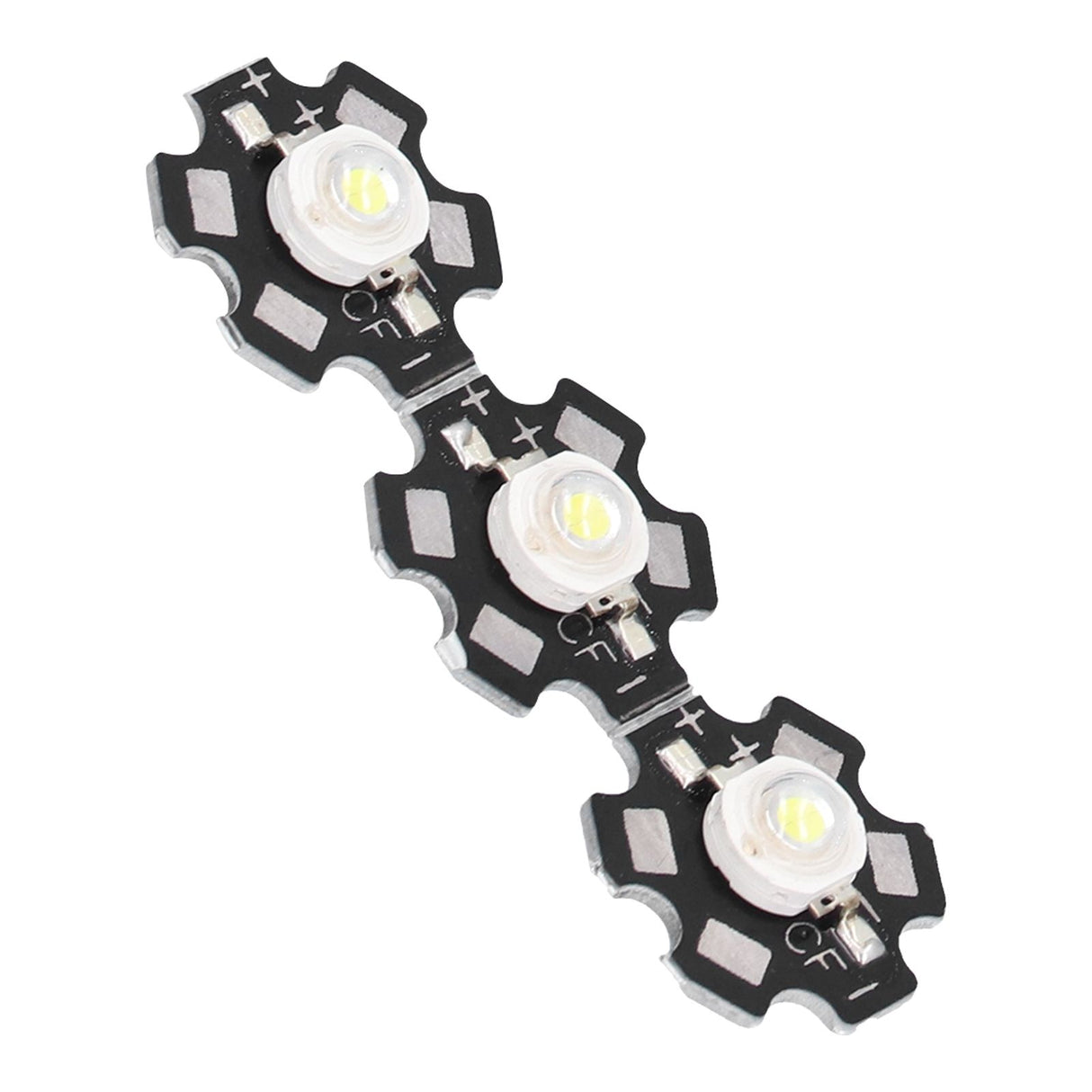 10PCS 1W LED Chip Highlight DIY Light Beads with Aluminum Base 6500k 90lm 20mm White Light