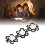10PCS 1W LED Chip Highlight DIY Light Beads with Aluminum Base 6500k 90lm 20mm White Light