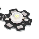 10PCS 1W LED Chip Highlight DIY Light Beads with Aluminum Base 6500k 90lm 20mm White Light