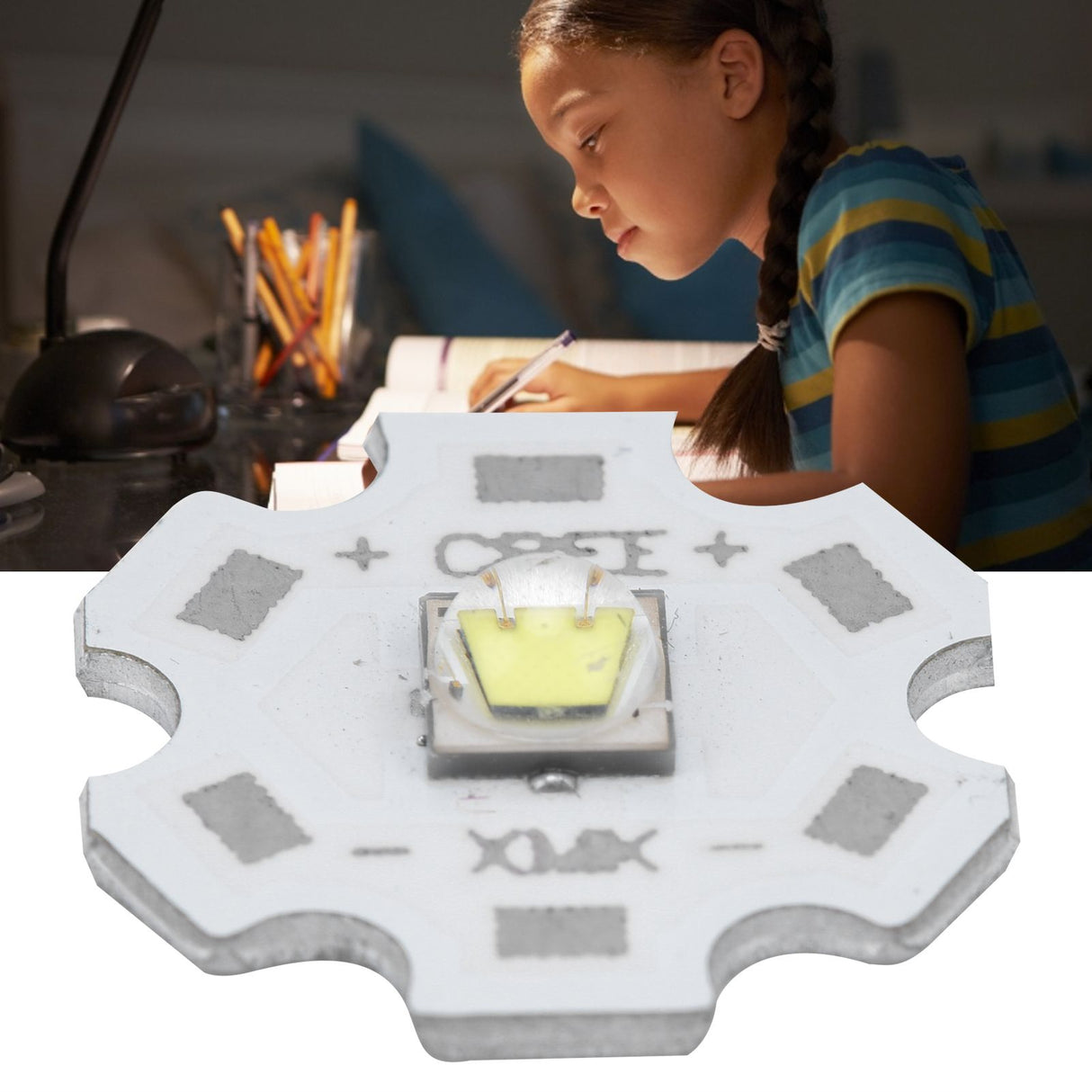 LED Chip Power 10W Heat Dissipation Durable Energy Saving Light Source Lamp Beads for FlashlightWhite Light