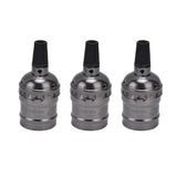 10Pcs Retro Lamp Holder Durable Elegant Aluminum Ceiling Bulb Socket for E26 E27 Bulb - Close-Up Angle