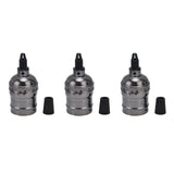 10Pcs Retro Lamp Holder Durable Elegant Aluminum Ceiling Bulb Socket for E26 E27 Bulb - Low Angle