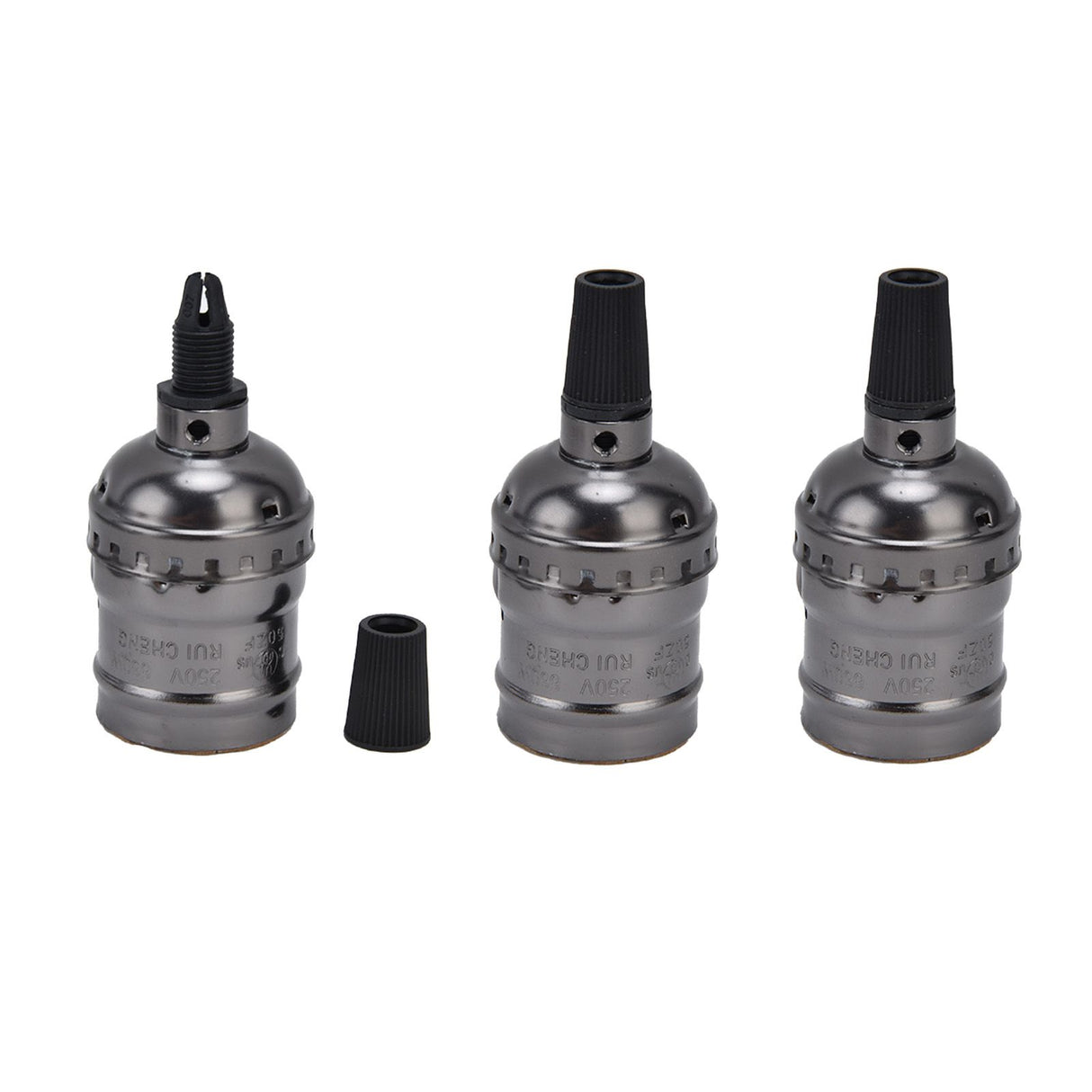 10Pcs Retro Lamp Holder Durable Elegant Aluminum Ceiling Bulb Socket for E26 E27 Bulb
