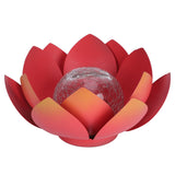 Lotus Lamp LED Water Proof No Need Install Widely Used Solar Garden Light for Lawn Table Floor - Side View
