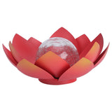 Lotus Lamp LED Water Proof No Need Install Widely Used Solar Garden Light for Lawn Table Floor - Low Angle