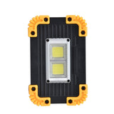 Mini LED Flood Light COB Emergency Flood Light USB Charging Double Square Camping Light Tent Work Light for Outdoor
