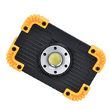 LED Emergency Flood Light Mini COB Work Light Portable Round USB Charging Camping Light for Outdoor - Front View