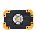 LED Emergency Flood Light Mini COB Work Light Portable Round USB Charging Camping Light for Outdoor - Close-Up Angle