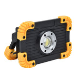 LED Emergency Flood Light Mini COB Work Light Portable Round USB Charging Camping Light for Outdoor - Low Angle