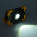 LED Emergency Flood Light Mini COB Work Light Portable Round USB Charging Camping Light for Outdoor - Extra Image