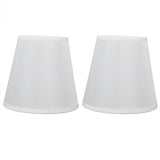 2PCS Fabric Lampshade European Style Clip On Lamp Shade for E14 Screw Chandelier Wall LampPT06 Beige