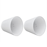 2PCS Fabric Lampshade European Style Clip On Lamp Shade for E14 Screw Chandelier Wall LampPT06 Beige - Extra Image