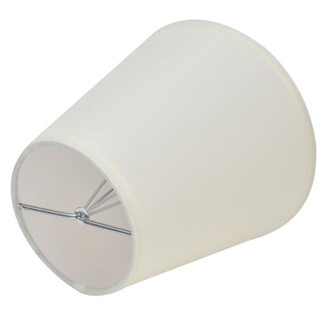 2PCS Fabric Lampshade European Style Clip On Lamp Shade for E14 Screw Chandelier Wall LampPT07 White, image 15