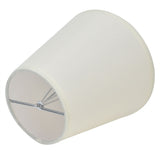 2PCS Fabric Lampshade European Style Clip On Lamp Shade for E14 Screw Chandelier Wall LampPT07 White - Extra Image