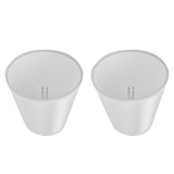 2PCS Modern Fabric Lampshade Clip On Wall Lamp Chandelier Lamp Shade for E14 Screw Table LightPT10 White