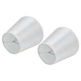 2PCS Modern Fabric Lampshade Clip On Wall Lamp Chandelier Lamp Shade for E14 Screw Table LightPT10 White