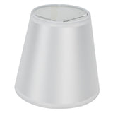 2PCS Modern Fabric Lampshade Clip On Wall Lamp Chandelier Lamp Shade for E14 Screw Table LightPT10 White - Extra Image