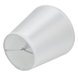 2PCS Modern Fabric Lampshade Clip On Wall Lamp Chandelier Lamp Shade for E14 Screw Table LightPT10 White - Extra Image