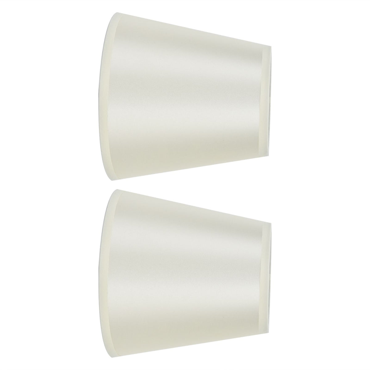2PCS Modern Fabric Lampshade Clip On Wall Lamp Chandelier Lamp Shade for E14 Screw Table LightPT11 Beige