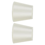 2PCS Modern Fabric Lampshade Clip On Wall Lamp Chandelier Lamp Shade for E14 Screw Table LightPT11 Beige