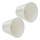 2PCS Modern Fabric Lampshade Clip On Wall Lamp Chandelier Lamp Shade for E14 Screw Table LightPT11 Beige - 45-Degree Angle