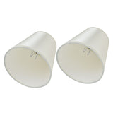 2PCS Modern Fabric Lampshade Clip On Wall Lamp Chandelier Lamp Shade for E14 Screw Table LightPT11 Beige - Close-Up Angle