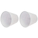 2PCS Table Lamp Shade Cover Fabric Clip On Lampshade for E14 Screw Candlestick Lamp ChandelierPT09 Linen