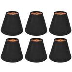 6PCS Fabric Lamp Shade Cloth Clip On Lampshade for E14 Table Chandelier Floor Light Wall Lamp Bedroom Decor