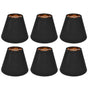 6PCS Fabric Lamp Shade Cloth Clip On Lampshade for E14 Table Chandelier Floor Light Wall Lamp Bedroom Decor