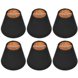 6PCS Fabric Lamp Shade Cloth Clip On Lampshade for E14 Table Chandelier Floor Light Wall Lamp Bedroom Decor