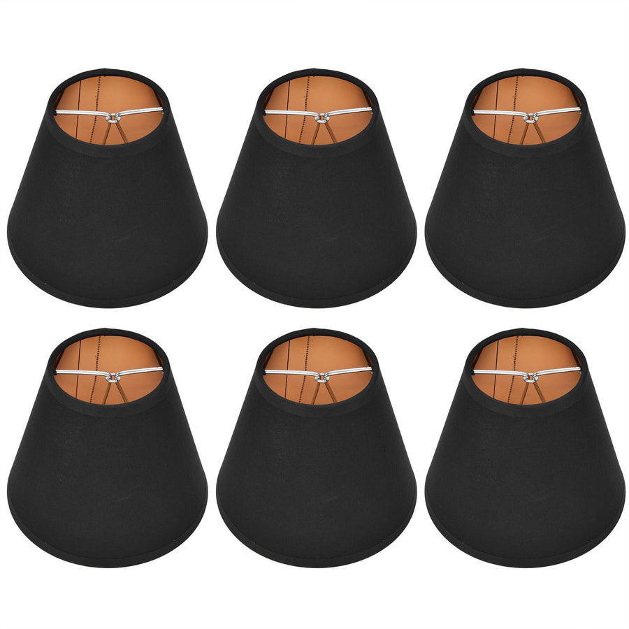 6PCS Fabric Lamp Shade Cloth Clip On Lampshade for E14 Table Chandelier Floor Light Wall Lamp Bedroom Decor