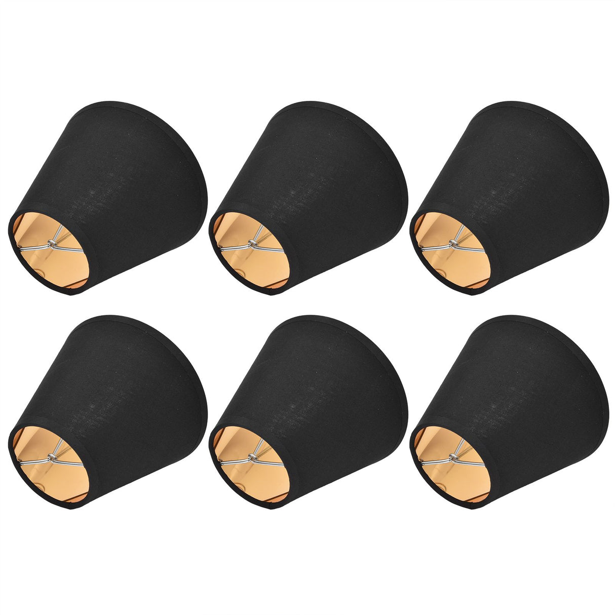 6PCS Fabric Lamp Shade Cloth Clip On Lampshade for E14 Table Chandelier Floor Light Wall Lamp Bedroom Decor